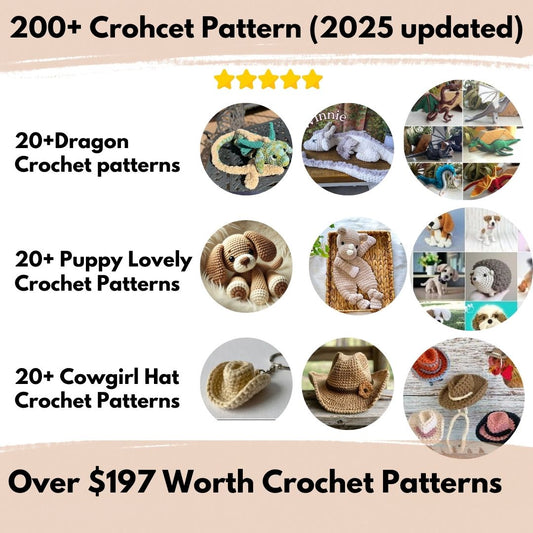 200+ Crochet Patterns