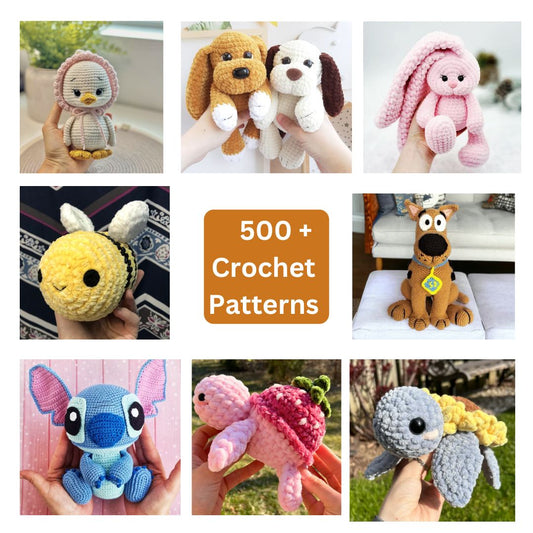 500+ Crochet Patterns for All Skill Levels